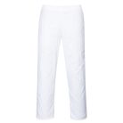 Căutați pantaloni confortabili și igienici pentru mediul alimentar? Portwest 2208 Pantaloni Brutar Albi Mărimea XXL