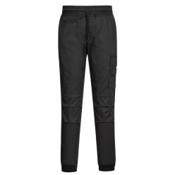   Pantaloni cu cinci buzunare pentru depozitare Portwest C074 Stretch Chefs Joggers Negru