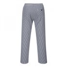Pantaloni pentru condițiile de muncă la temperaturi ridicate Portwest Barnet Chef Bleu Check Mărimea XXL