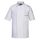 Tunică bucătar Slim Fit cu ventilație excelentă Portwest C735 Surrey Chefs S/S Alb Mărimea XXL