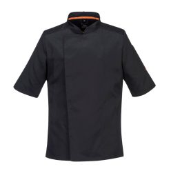   Tunica de bucătar cu care nu transpiri! Portwest C738 Mesh Air Pro S/S Negru