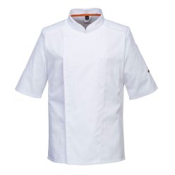   Tunica de bucătar cu care nu transpiri! Portwest C738 Mesh Air Pro S/S Albă 