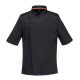 Tunica de bucătar care te menține răcoros și confortabil Stretch MeshAirPro Negru Mărimea XXXL