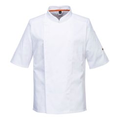   Tunica de bucătar care te menține răcoros și confortabil Portwest C746 Stretch Mesh Air Pro Alb Mărimea S